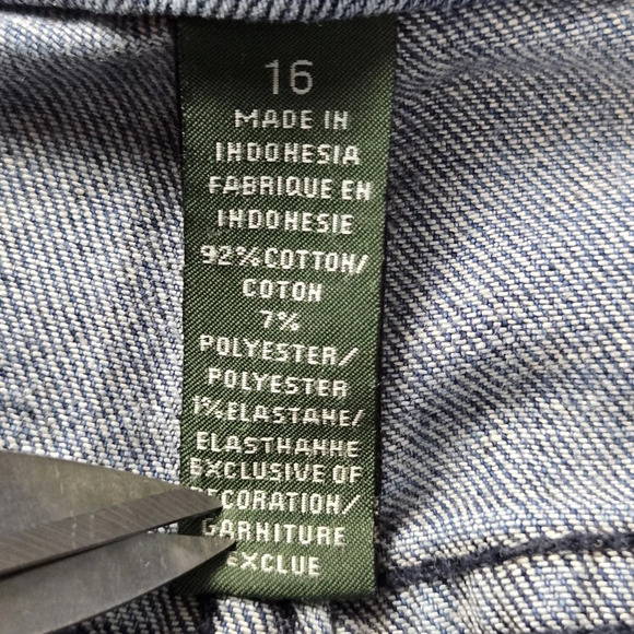 Lauren Ralph Lauren Blue Pull-On Jeggings Jeans - Picture 10 of 15